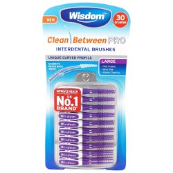 Wisdom Clean Between Pro LARGE Soft Rubber Toothpicks