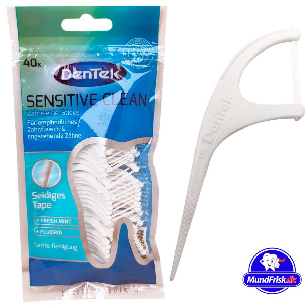 DenTek Dental Flossers Sensitive Clean Mint mit Fluorid