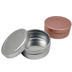 Burk rund pillerlda i aluminium