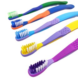 Barnetannbrster 5 stk. DentaGlo Kids Soft