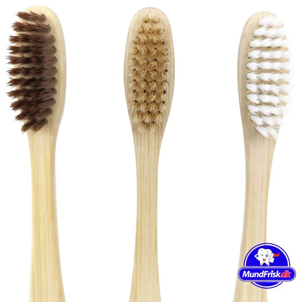 Bambus Tandbrster 3 stk. Bamboo Toothbrushes