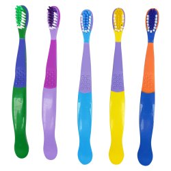 Barnetannbrster 5 stk. DentaGlo Kids Soft