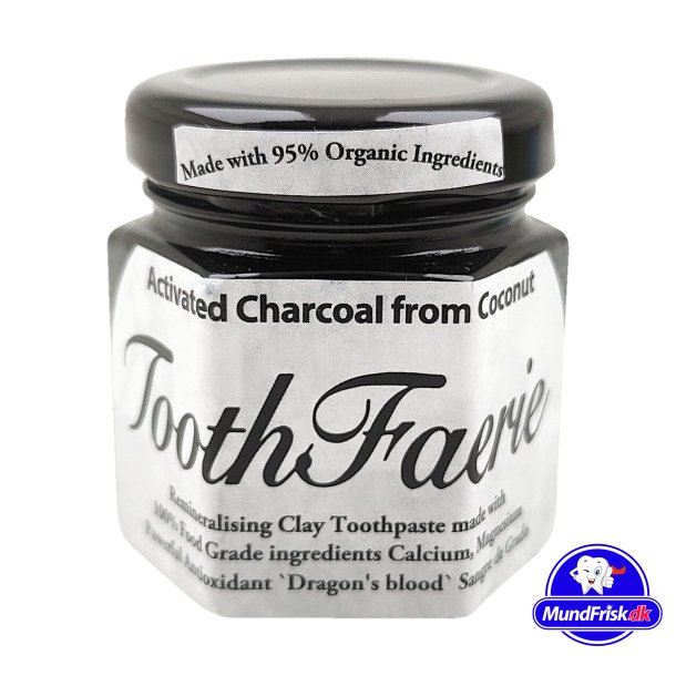 Økologisk Tandpasta Aktivt Kul Charcoal - Naturlig / Økologisk Tandpasta -