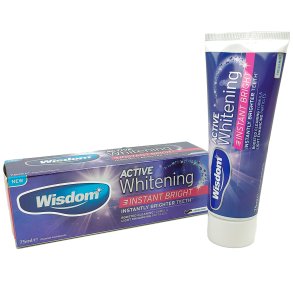 Active Whitening Tannkrem Wisdom Instant Bright
