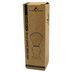 Miljvennlig bambusbarberbrste Bamboovement barberbrste