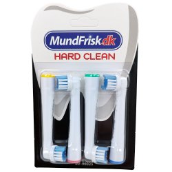 Hrda borsthuvuden fr Oral-B 4 st. MundFrisk Hard Clean