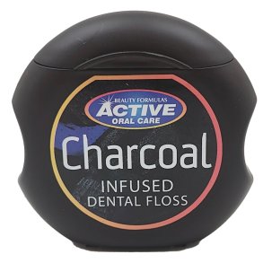 Tandtrd utan PFAS Active Oral Care Charcoal 50 mtr.