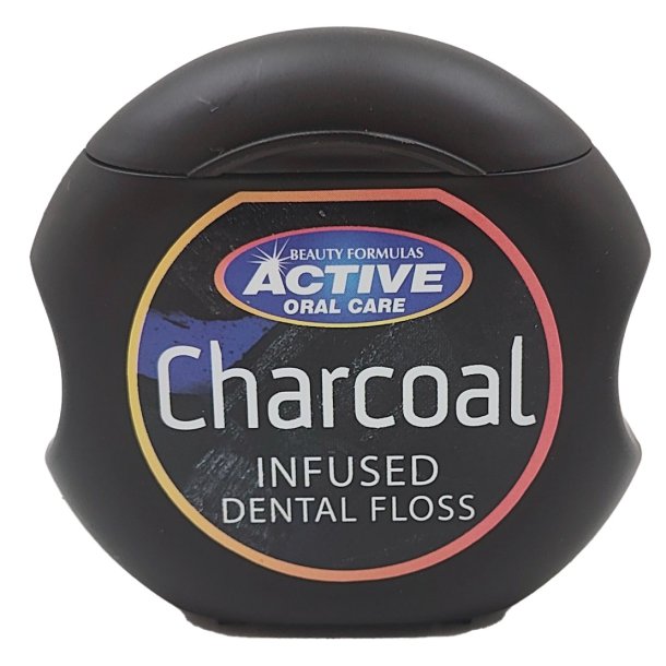 Tandtrd utan PFAS Active Oral Care Charcoal 50 mtr.