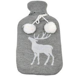 Varmtvannsflaske Kvast Vintermotiv 2 ltr.