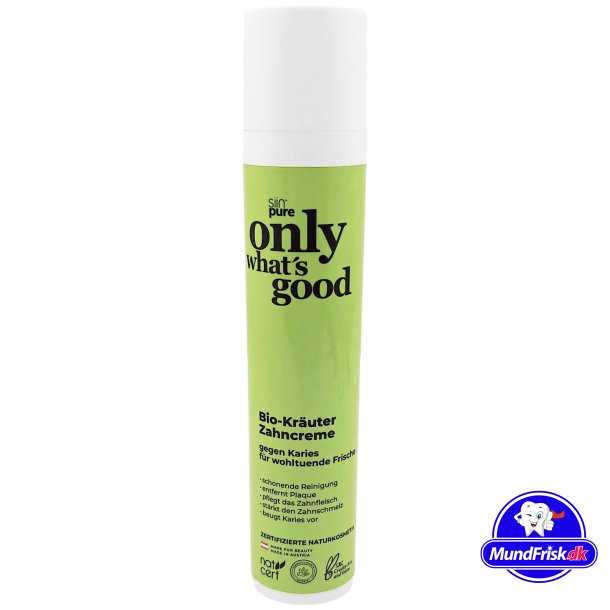 Luomu Herbal Hammastahna Only What`s Good Pumppu 50 ml.