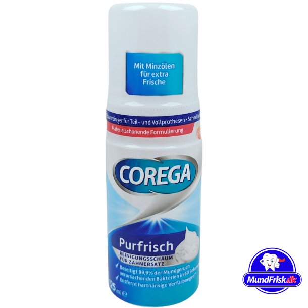 Rengringsskum fr tandproteser Corega Purfrisch