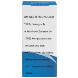 Miljvenlig Silke Tandtrd ATEMFRISCH Glasdispenser med 30 mtr.