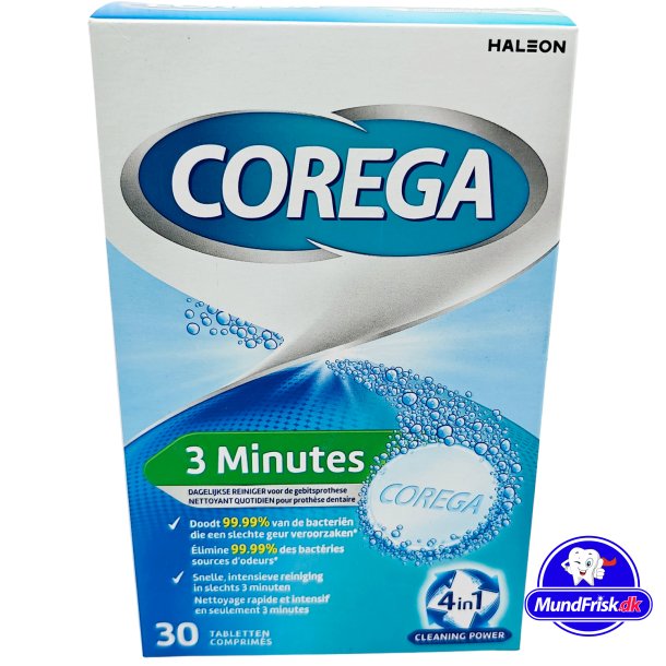 Corega 3 Minuten Reinigungstabletten 30 Stk.