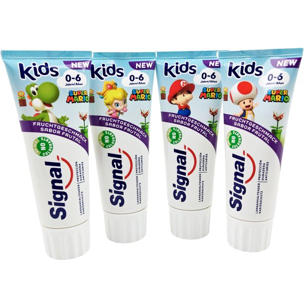 Super Mario Barntandkrm SIGNAL Barn 0-6 r 75 ml