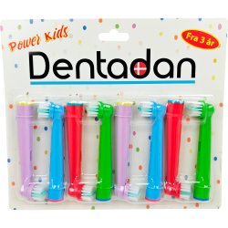 Dentadan Borsthuvuden Fr barn 8 st. Power Kids Oral-B-kompatibel