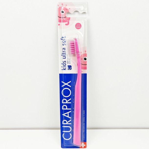 Curaprox Kids Ultra Soft tandborste fr barn 4-12 r