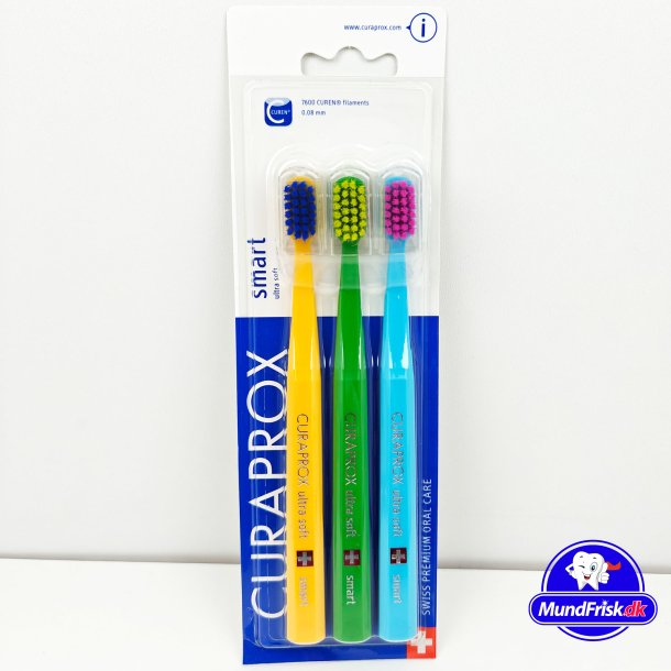 Curaprox Tandbrster 3 stk. Smart Ultra Soft Junior 7600