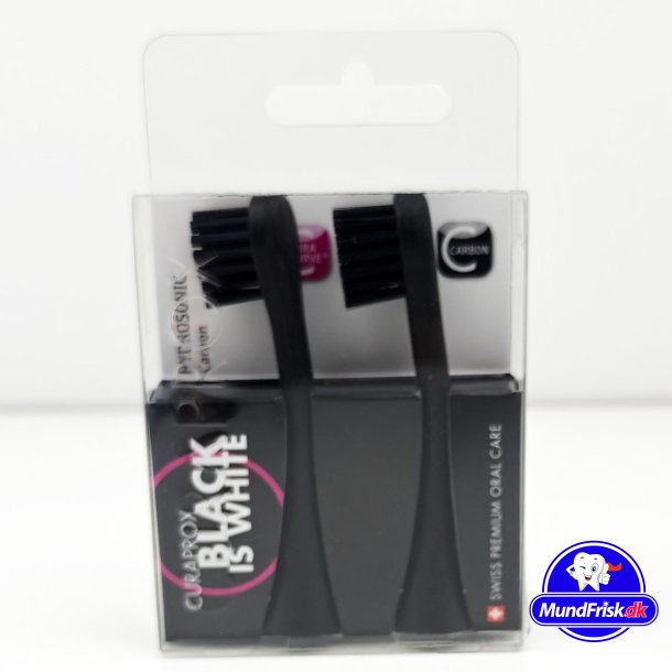Curaprox Brstenkpfe Black ist White fr elektrische Hydrosonic-Zahnbrsten