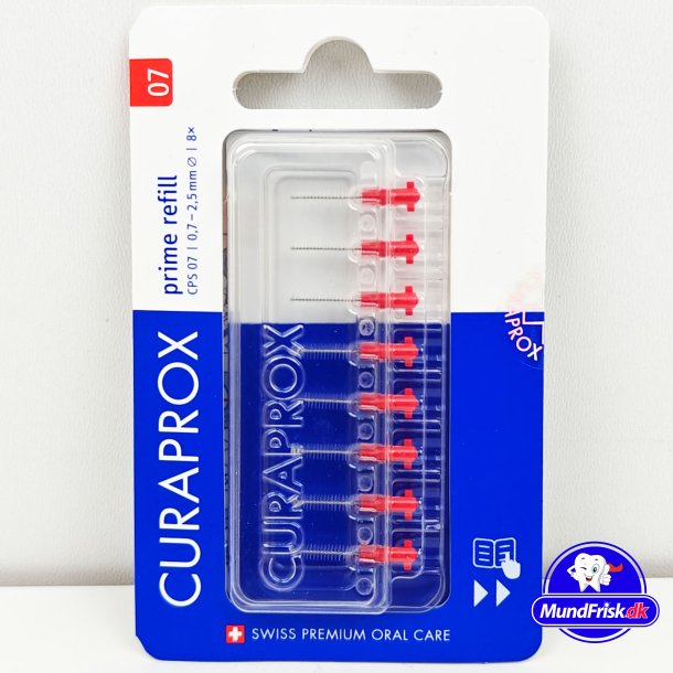 Curaprox Interspace Pinsel Prime Refill 0,7 mm. RED Cps 07