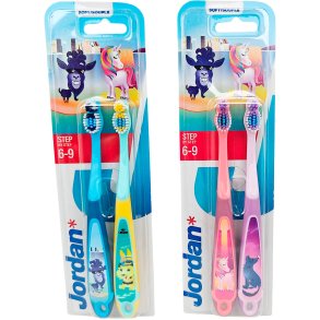 JORDAN Brnetandbrster 2 stk. Step 3 Fra 6 r
