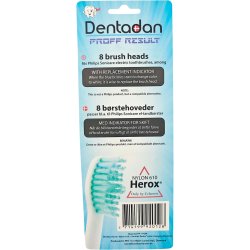 B�rstehoveder til Philips Sonicare 8 stk. DENTADAN Proff Result