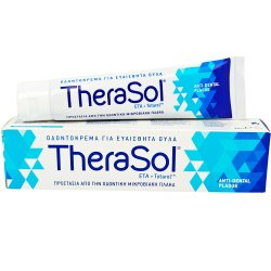 Tandpasta til f�lsomme slimhinder THERASOL Anti-Dental Plaque 75 ml