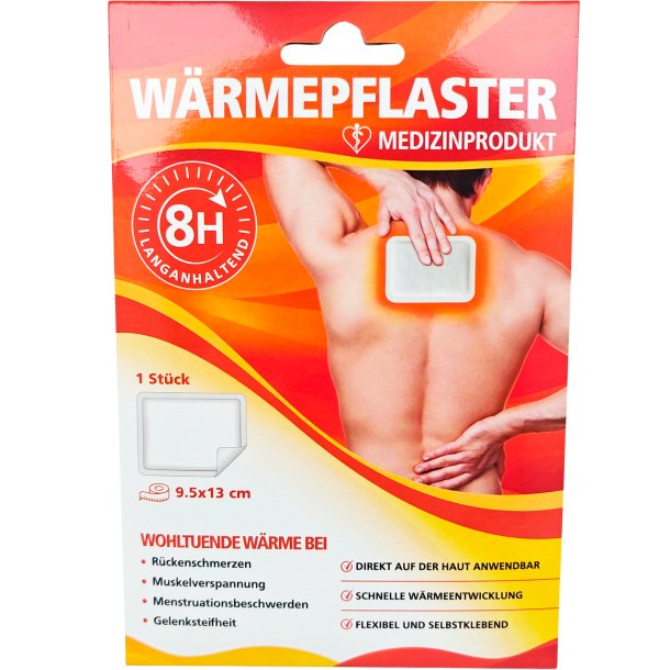 W�rmepflaster � 8 Stunden lindernde W�rme (9,5 x 13 cm)