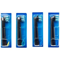 Oral-B BLACK CrossAction Zahnb�rstenk�pfe 4 Stk.