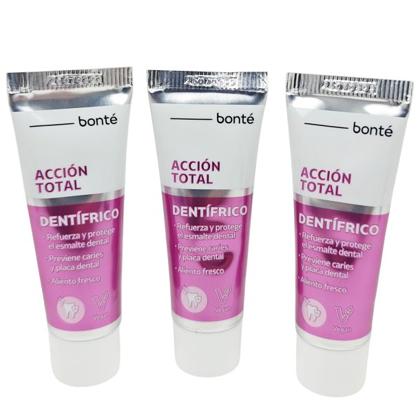 Bonté Tandkräm Total Action 3 x 25 ml.