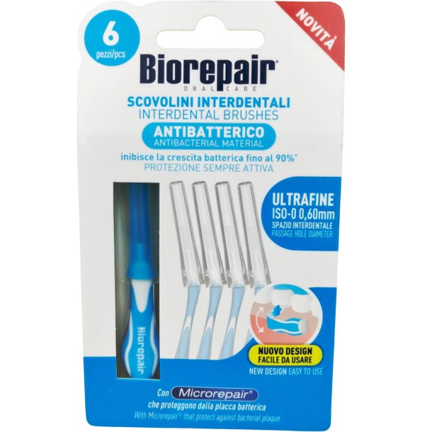 Biorepair Interdentalbürsten Ultrafine ISO 0  0,60 mm  6 Stk.