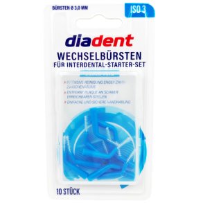Kopi af Kopi af Kopi af Kopi af Kopi af Diadent mellemrumsb�rster ISO 3 � 8 stk.