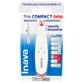 Inava Trio Compact 3-i-1 mellanrumsborstar – 1.5 mm ISO 4
