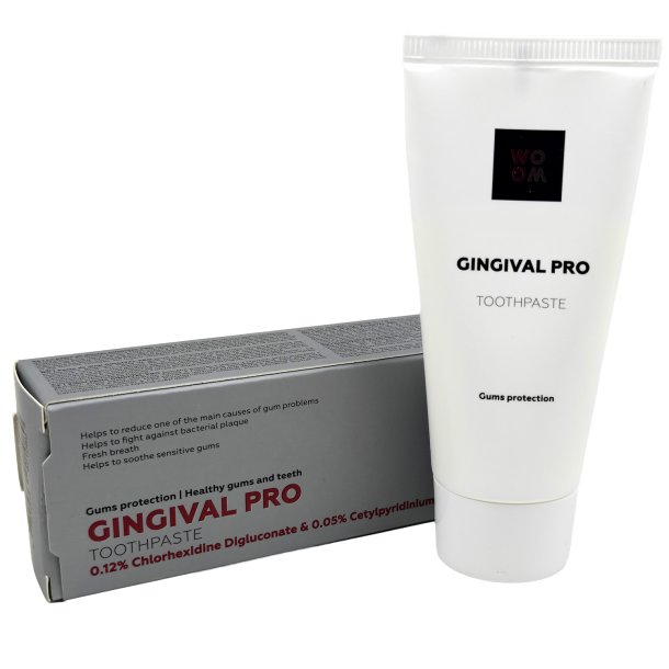 Dentifrice Klorhexedin 0.12 % WOOM Gingival Pro Gum 50 ml.