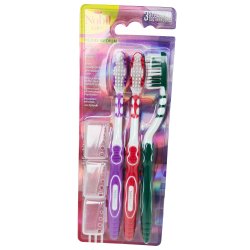 Whitening Tandb�rster 3 stk.  NOBIL Care Full White 3D Medium