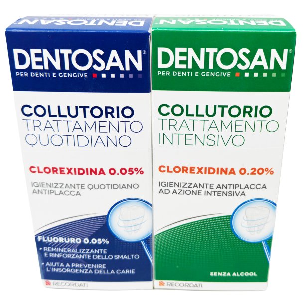 Dentosan Chlorhexidin Mundsp�lung 0,20 % + 0,05 % (Sparpack 2 x 200 ml)