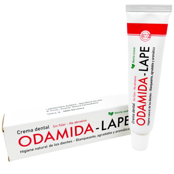 Odamida-Lape Fluorfri Tannkrem med Mild Mint (25 ml)