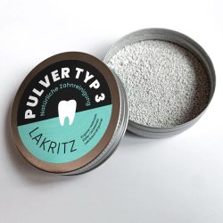 Naturlig Tandpasta Pulver Schettlers Typ 3 Lakrids