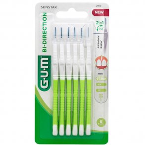 GUM Bi-Direction Gap Brushes Ultra Fin 0,7 mm ISO 1 GRN