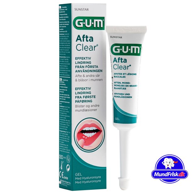 GUM AftaClear Gel mot orale blemmer og sr