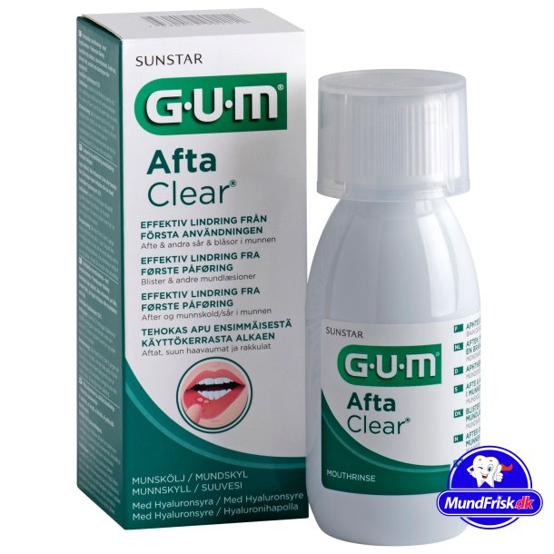 GUM AftaClear Mundskyl Mod Orale Blister &amp; Sr 120 ml