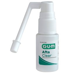 GUM AftaClear oral spray mot orale blemmer og sr 15 ml