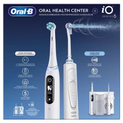 Oral-B iO Series 6 tandborste + Munskljar Oxyjet Center