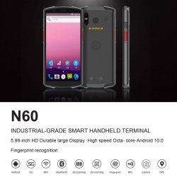 Hndterminal PDA Scanner 6.0 Android 13 inkl. Pistolgrep og dokkingstasjon 2D