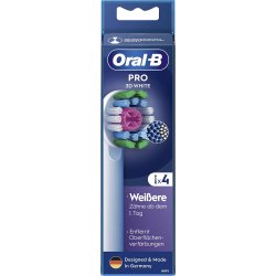 Oral-B PRO 3D White Brstehoveder 4 stk.
