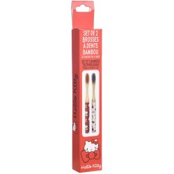 Hello Kitty Bambus Tandbrster til brn 2 stk.