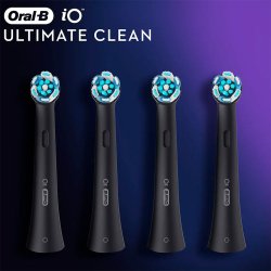 Oral-B iO Ultimate Clean Borsthuvuden 4 st. Black