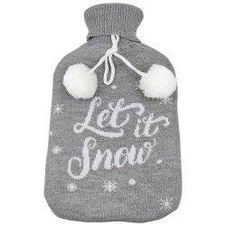 Varmtvannsflaske Kvast Vintermotiv 2 ltr.