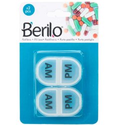 Pillbox Morgon Kvll 2 st. Berilo piller box
