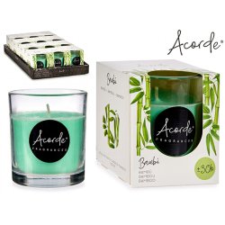 Duftlys Glas Acorde BAMBOO 30 Timer