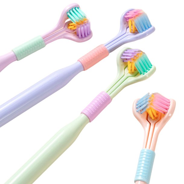 3-delt tannbrste MundFrisk Junior/Voksen